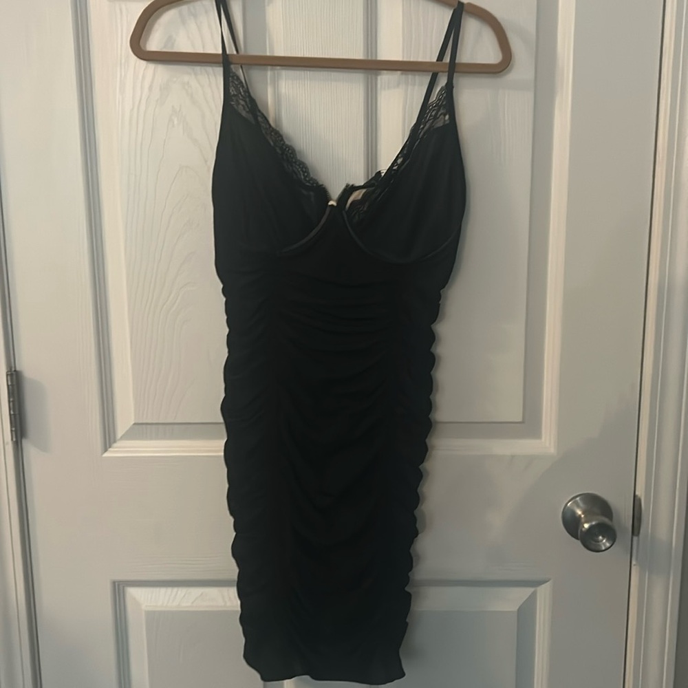 Fashion nova ruched corset dress